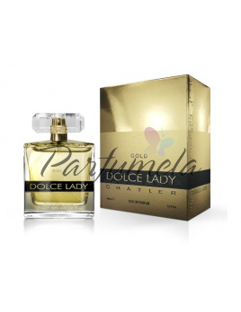 Chatler Dolce Lady Gold, Parfumovaná voda 100ml ( Alternatíva vône Dolce & Gabbana The One Gold Intense)