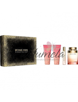 Michael Kors Wonderlust, Parfumovaná voda 100ml + Parfumovaná voda 10ml + Sprchový gél 100ml + Telové mlieko 100ml