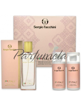 Sergio Tacchini I Love Italy SET: Toaletná voda 100ml + Sprchový gél 100ml + Telové mlieko 100ml