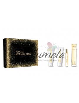 Michael Kors Sexy Amber SET: Parfumovaná voda 100ml + Parfumovaná voda 10ml + Telové mlieko 100ml + Sprchový gél 100ml