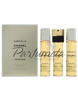 Chanel Gabrielle Essence, Parfémovaná voda 3x20ml - Náplne