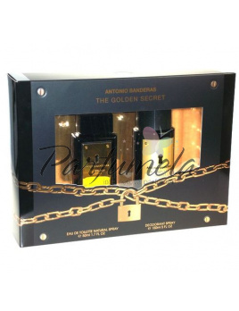 Antonio Banderas The Golden Secret, Edt 50ml + 50ml balzam po holeni