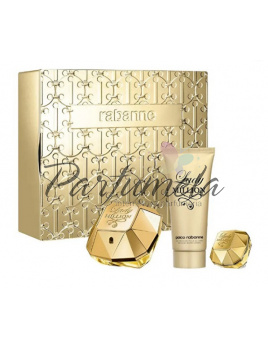 Paco Rabanne Lady Million, Parfumovaná voda 80ml + Parfumovaná voda 5ml + Telové mlieko 100ml