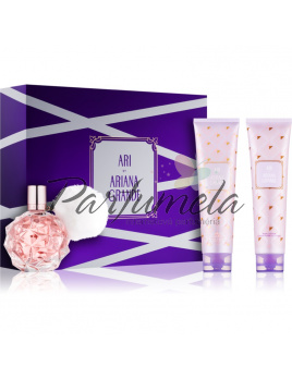 Ariana Grande Ari SET: Parfumovaná voda 100ml + Sprchovací gél 100ml + Telové mlieko 100ml