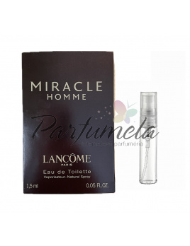 Lancome Miracle Homme, Vzorka vône