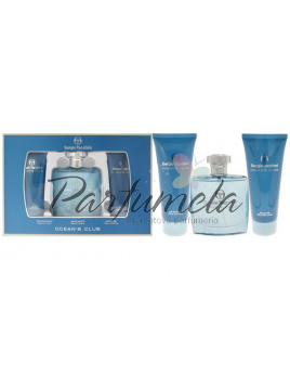 Sergio Tacchini Ocean´s SET: Toaletná voda 100ml + Sprchový gél 100ml + Balzám po holení 100ml